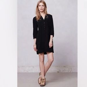 NEW ANTHROPOLOGIE MAEVE TARYN CREPE SHIFT  DRESS